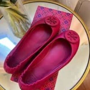 NWT Tory Burch Minnie Travel Ballet Flats